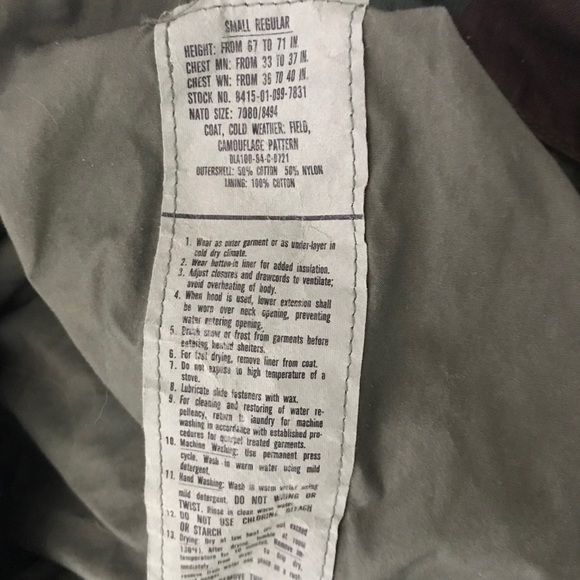 US Army Heavy Duty Military Jacket - Picture 8 of 8